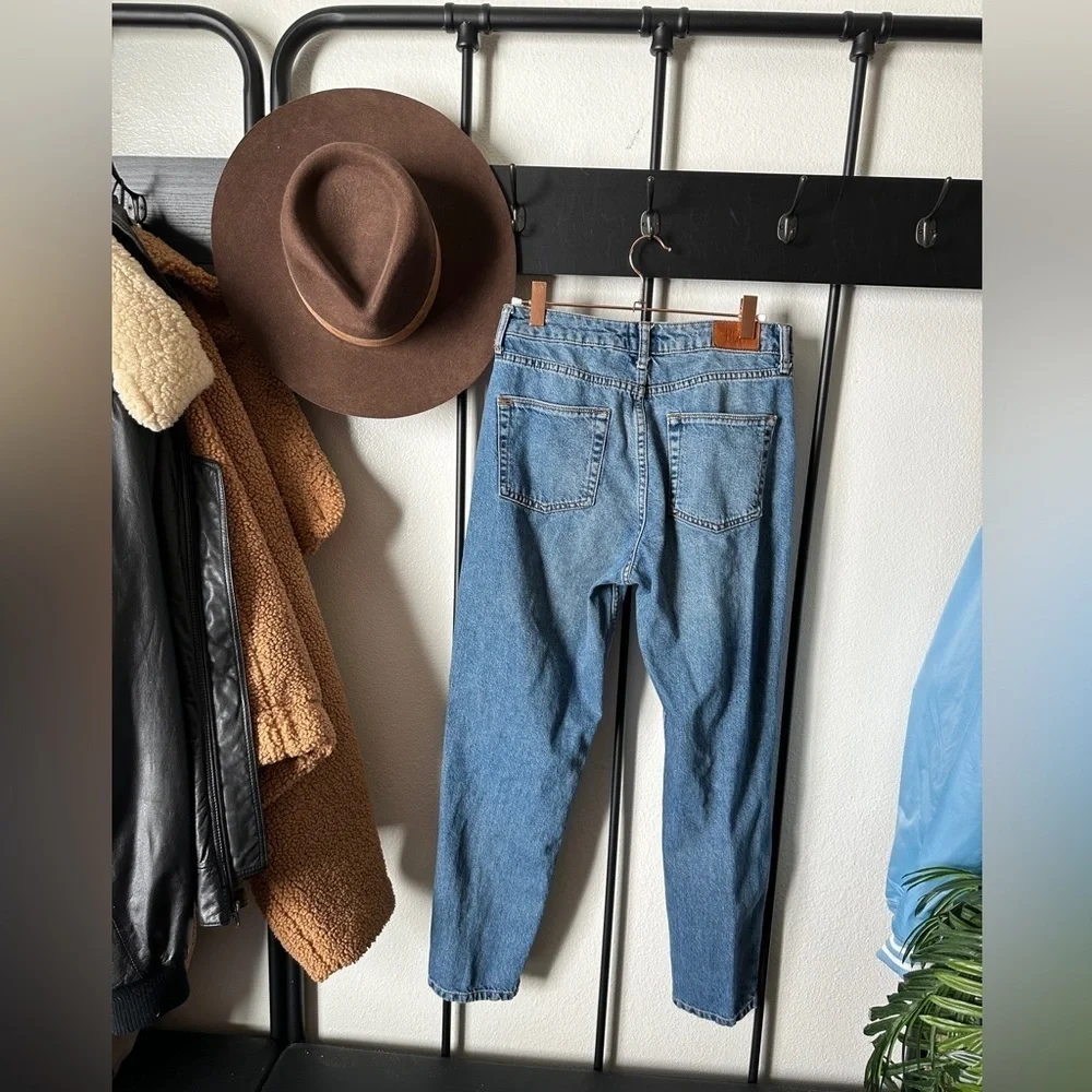 Urban Outfitters medium wash high rise retro vintage mom denim jeans y2k - Picture 4 of 6